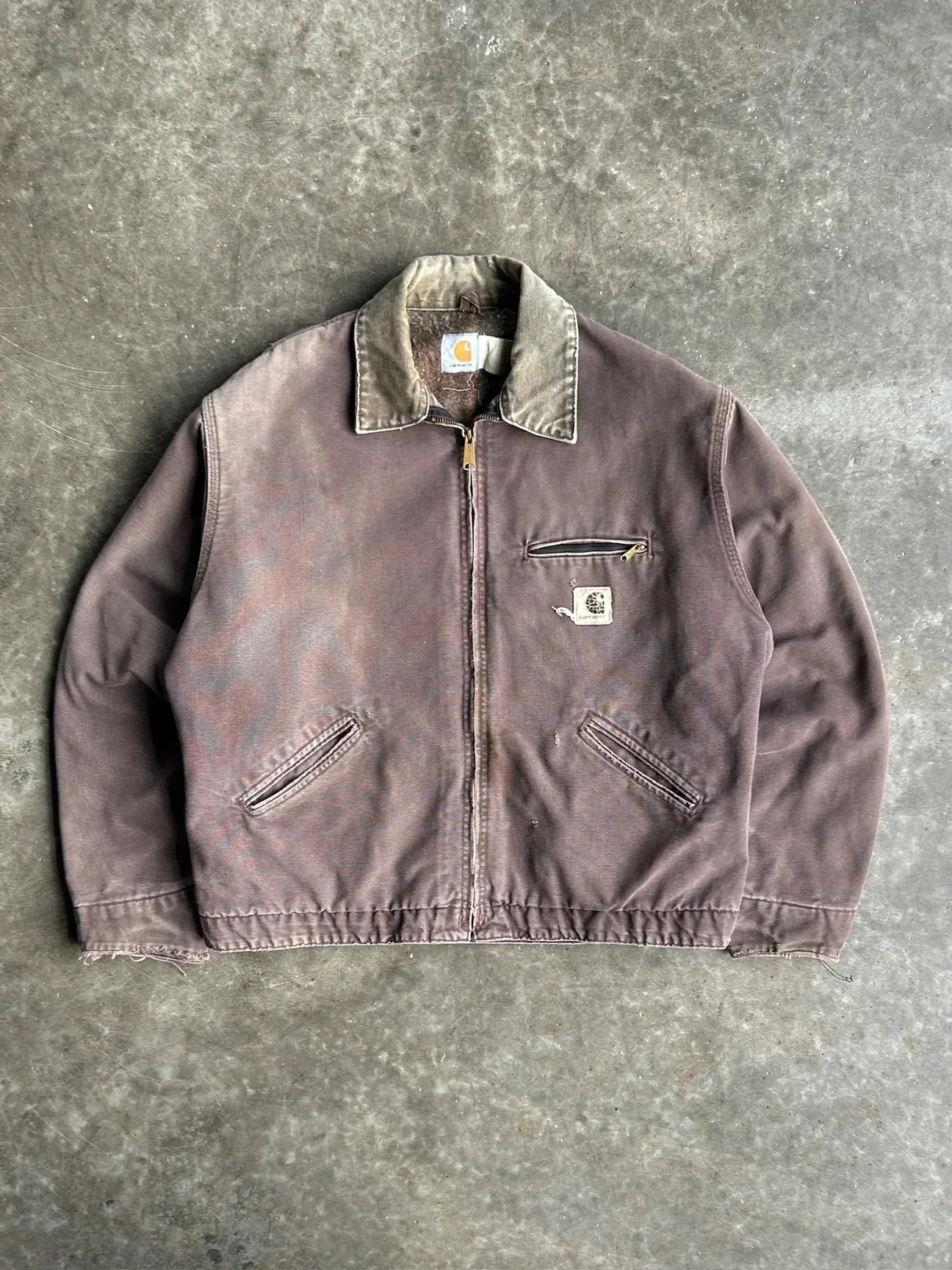 Vintage Plum Detroit Jacket
