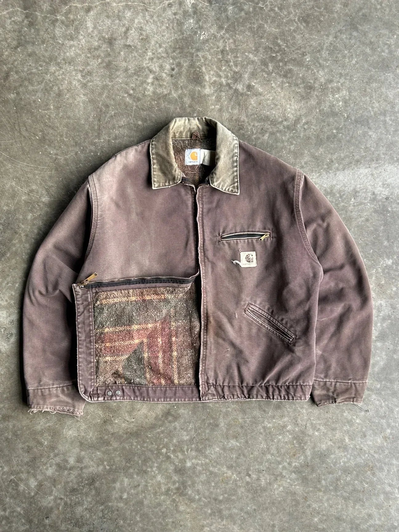Vintage Plum Detroit Jacket