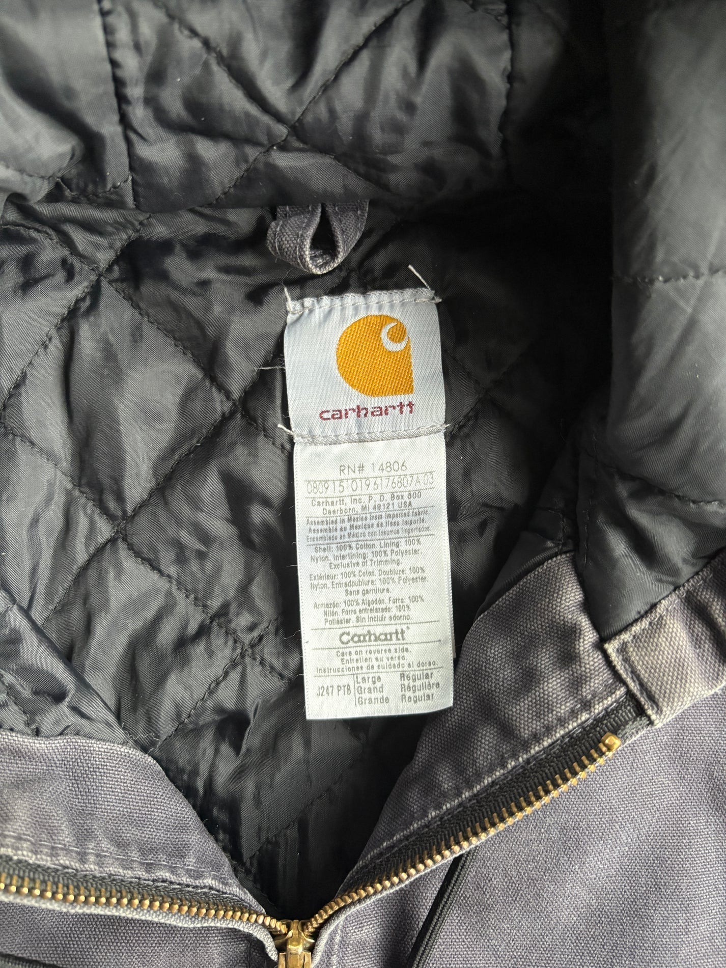 Vintage Dark Navy Hooded Yankees Jacket